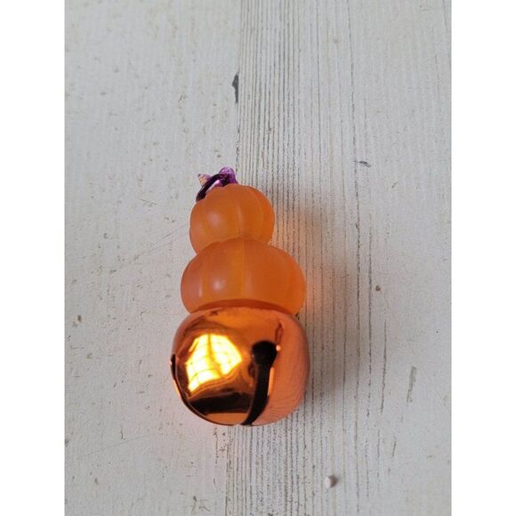 Halloween pumpkin stack Bell ornament Xmas witch hat - Picture 5 of 7
